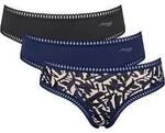 Hipster SLOGGI "GO Crush", Damen, Gr. S, blau (blau, schwarz combination), Single