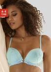 LASCANA Push-up-BH mit sexy B&auml;nderoptik vorn, Dessous