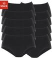 Taillenslip, Damen, Gr. 36/38, Single Jersey, schwarz, Single Jersey,...