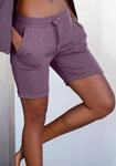 Bench. Loungewear Bermudas mit aufgeschlagenen Beins&auml;umen und seitlichen Taschen,