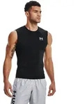 Trainingstop UNDER ARMOUR "UA HG ARMOUR COMP SL", Herren, Gr. 3XL, schwarz (schwarz