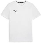 Trainingsshirt PUMA "TEAMGOAL CASUALS TEE", Herren, Gr. S, schwarz-wei&szlig; (puma wei&szlig;,