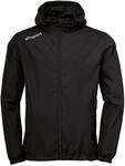 Regen- und Matschjacke UHLSPORT "Regenjacke ESSENTIAL Kids", Jungen, Gr. 116, schwarz
