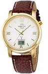 Funkuhr MASTER TIME, braun, Armbanduhren, Herren, Funkuhr, Armbanduhr, Quarzuhr,