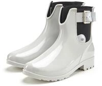 Gummistiefelette VIVANCE, Damen, Gr. 41, grau, Obermaterial: 100% PVC. Decksohle: