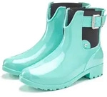 Gummistiefelette VIVANCE, Damen, Gr. 40, blau (t&uuml;rkis), Obermaterial: 100% PVC.