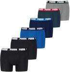 Boxershorts PUMA "PUMA MEN EVERYDAY BOXER", Herren, Gr. S, blau (blau, schwarz),