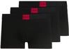 HUGO Underwear Trunk Set, 3 Stk. mit kontrastfarbenen Logobadge