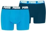 Boxershorts PUMA "PUMA MEN EVERYDAY BASIC BOXERS 2P", Herren, Gr. S, blau...