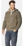 Kapuzenstrickjacke BABISTA "Strickjacke RIVANETTO", Herren, Gr. M, beige (hellbraun