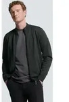 Rundhalspullover NO EXCESS "No Excess Zweifarbige Strickjacke von Timeless Basics",