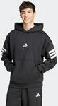 Kapuzensweatshirt ADIDAS SPORTSWEAR "FUTURE ICONS 3-STREIFEN HOODIE", Herren, Gr. M,
