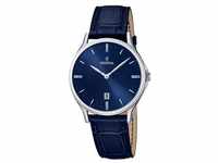 Quarzuhr FESTINA "F16745/3" Armbanduhren blau Herren Quarzuhren Armbanduhr, Herrenuhr