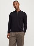 Jack & Jones Polokragenpullover "JJEEMIL KNIT POLO HALF ZIP LS NOOS" mit Polo Kragen
