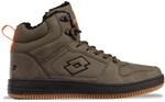 Sneaker LOTTO, Herren, Gr. 42, w&auml;rmend, gr&uuml;n (olive, schwarz), Synthetik, Textil,