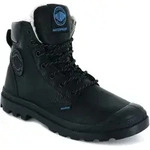 Winterboots PALLADIUM "PAMPA SPORT CUFF WPS", Damen, Gr. 45, schwarz, Leder,...