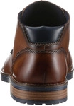 Schn&uuml;rstiefelette RIEKER, Herren, Gr. 40, bunt (braun, dunkelblau), Leder,...