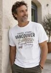 Mans World T-Shirt Kurzarm, bedruckt, Rundhalsausschnitt, aus dehnbarem...