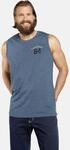 Muskelshirt JAN VANDERSTORM "Doppelpack Tanktop PORO", Herren, Gr. L, blau (blau