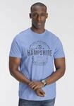 T-Shirt DELMAO, Herren, Gr. S (44/46), blau (hellblau), Single Jersey, Obermaterial: