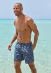 Badeshorts BRUNO BANANI, Herren, Gr. S, N-Gr, blau (blau bedruckt),