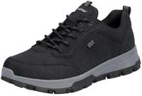 Sneaker RIEKER, Herren, Gr. 40, schwarz, Lederimitat, Textil, Schuhe Sneaker,