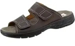 Pantolette JOMOS "Pantolette mit Klettverschluss", Herren, Gr. 43, braun,