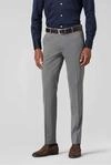 Chinos MEYER "Bonn", Herren, Gr. 50, Normalgr&ouml;&szlig;en, grau (hellgrau), 52% Polyester,