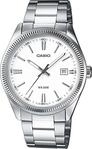 Quarzuhr, silber (silberfarben, wei&szlig;), CASIO TIMELESS COLLECTION, Armbanduhren,