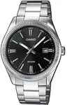 Quarzuhr, silber (edelstahlfarben, schwarz), CASIO TIMELESS COLLECTION,...