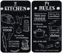 Maximex Herd-Abdeckplatte "Universal Modell KITCHEN RULES" f&uuml;r Induktions-,