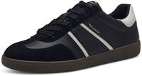 Plateausneaker TAMARIS, Damen, Gr. 36, schwarz (schwarz, kombiniert), Leder,