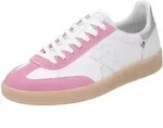 Sneaker RIEKER SPORT "San Diego Swing2GO", Damen, Gr. 44, pink (wei&szlig;, pink), Leder,