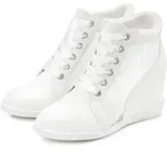 Sneaker LASCANA "Freizeitschuh, Halbschuh, Keilstiefelette, Stiefelette", Damen, Gr.