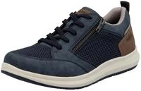 Rieker Sneaker, Halbschuh, Freizeitschuh, Schn&uuml;rschuh mit seitlichem Rei&szlig;verschluss