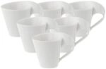 Villeroy & Boch Espressotasse "Mokka-/ Espressotasse NewWave 80 ml 6er Set wei&szlig;"