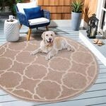 Sanat Teppich "Berlin" rund 6 mm H&ouml;he In -und Outdoor geeignet, robust und