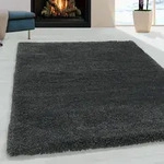 Hochflor-Teppich AYYILDIZ TEPPICHE "FLUFFY 3500", grau, B:240cm H:50mm L:340cm, Hochflor-Teppich AYYILDIZ TEPPICHE "FLUFFY 3500", grau, B:240cm H:50mm L:340cm,
