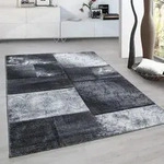 Teppich AYYILDIZ TEPPICHE "Hawaii 1710" Gr. 3, grau, B:120cm L:170cm, Kunstfaser,