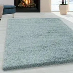 Hochflor-Teppich AYYILDIZ TEPPICHE "FLUFFY 3500", blau, B:240cm H:50mm L:340cm,