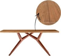 SIT Esstisch mit rustikaler Oberfl&auml;che