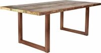 SIT Esstisch "Tops" aus recyceltem Altholz und Metall, Shabby Chic, Vintage