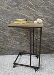 HAKU Beistelltisch "Rollwagen, Trolley" 1 Stk. tlg. rechteckig - aus Metall Schwarz