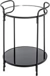 HAKU Beistelltisch "Sofatisch, Wohnzimmertisch" 1 Stk. tlg. rund - aus Metall...