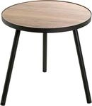 HAKU Beistelltisch "Sofatisch, Wohnzimmertisch" 1 Stk. tlg. rund - aus MDF Braun -
