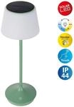N&Auml;VE LED Tischleuchte "Solarleuchte / Akkuleuchte "EMMI", gr&uuml;n, 1, &Oslash; 13cm H:...