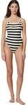 Marc OPolo Badeanzug "Classic Stripes" tiefer R&uuml;ckenausschnitt, Streifen,
