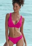 Triangel-Bikini-Top BUFFALO "Bubble", Damen, Gr. 34, Cup A/B, pink, Obermaterial: 96%