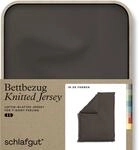 Schlafgut "Premium Bettbezug Knitted Jersey (1 St)" Ton-in-Ton Rei&szlig;verschluss,