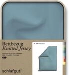 Schlafgut "Premium Bettbezug Knitted Jersey (1 St)" Ton-in-Ton Rei&szlig;verschluss,
